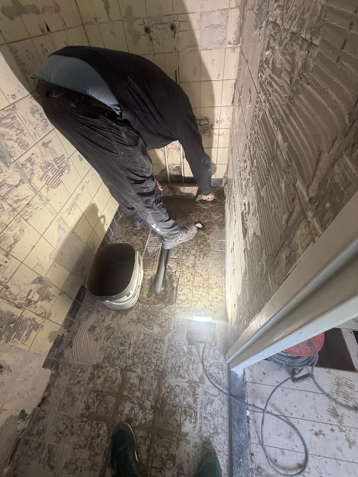 Sloopwerk tijdens woningrenovatie in Deventer